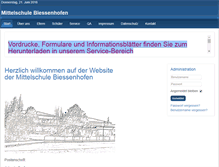 Tablet Screenshot of hsbiessenhofen.de
